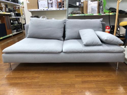 IKEA (イケア) 3人掛けソファー 202.239.19 グレー SÖDERHAMN