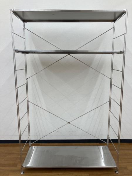 トレファクマーケット久喜店】無印良品 ステンレスユニットシェルフ