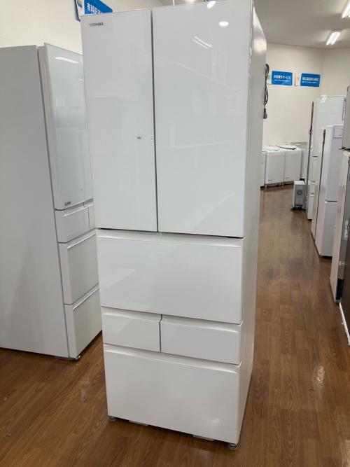 TOSHIBA (トウシバ) 6ドア冷蔵庫 GR-T460FK 2022年製 自動製氷機能付 462L