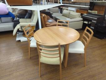 柏木工 (カシワモッコウ) ダイニング5点セット ナチュラル