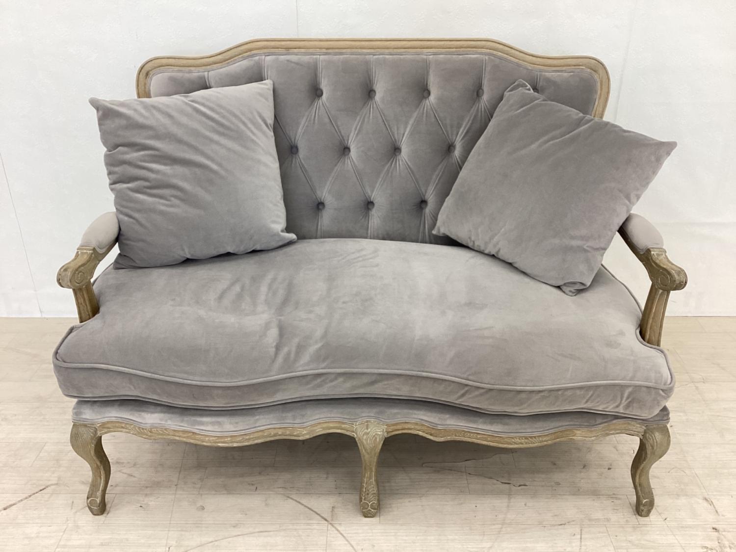 SARAH GRACE (サラグレース) 2人掛けソファー フレンチシャビー