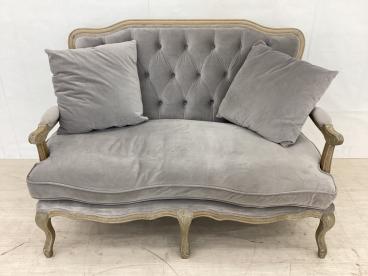 B-COMPANY 2人掛けソファー レンガ 合皮 (税込) COURBE クールベ