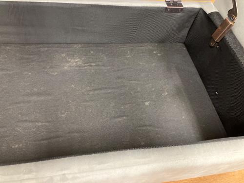 サンコウ 2人掛けソファー アメリカンベンチ グレー