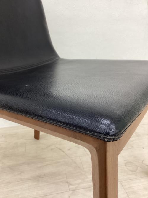 CONDE HOUSE (カンディハウス) ダイニングチェアー ブラック×ブラウン チャレンジ