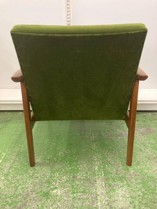 カリモク60 (カリモクロクマル) Kチェア モケットグリーン