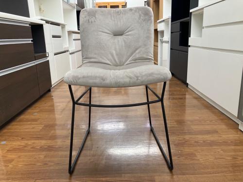 CALLIGARIS (カリガリス) ダイニングチェアー アニーソフト グレー