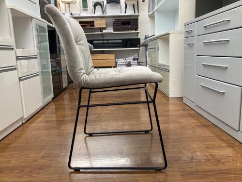 CALLIGARIS (カリガリス) ダイニングチェアー アニーソフト グレー