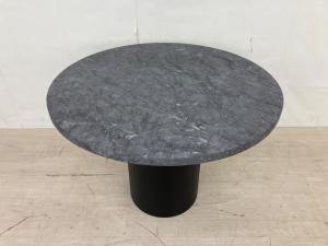 Moda en Casa (モーダエンカーサ) ラウンドテーブル グレー×ブラック CAPRI TABLE カプリ テーブル