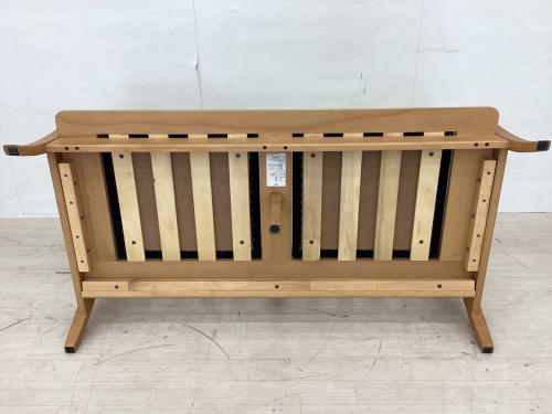 KEYUCA (ケユカ) 2人掛けソファー 0102722P1 幅:約140㎝ ネイビー ノーブル