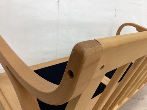 KEYUCA (ケユカ) 2人掛けソファー 0102722P1 幅:約140㎝ ネイビー ノーブル