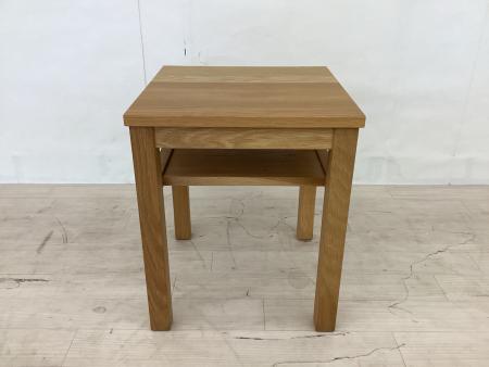 無印良品　木製　サイドテーブルベンチ　オーク材　現状品　MUJI テーブル 木製サイドテーブルベンチ／板座／オーク材 | 無印良品