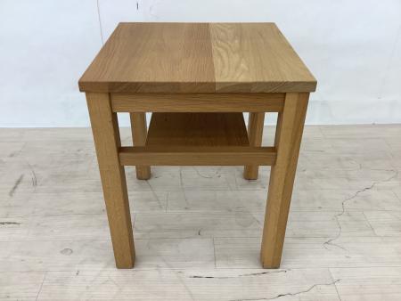 無印良品　木製　サイドテーブルベンチ　オーク材　現状品　MUJI テーブル 木製サイドテーブルベンチ／板座／オーク材 | 無印良品