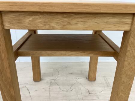 無印良品　木製　サイドテーブルベンチ　オーク材　現状品　MUJI テーブル 木製サイドテーブルベンチ／板座／オーク材 | 無印良品