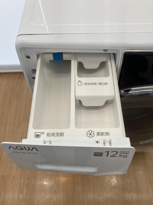 AQUA (アクア) ドラム式洗濯乾燥機 洗濯容量12.0kg 乾燥容量6.0kg AQW-SD12P-L 2024年製 シワ取り機能／温水洗浄