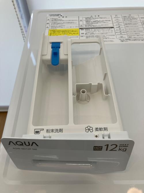 AQUA (アクア) ドラム式洗濯乾燥機 洗濯容量12.0kg 乾燥容量6.0kg AQW-SD12P-L 2024年製 シワ取り機能／温水洗浄