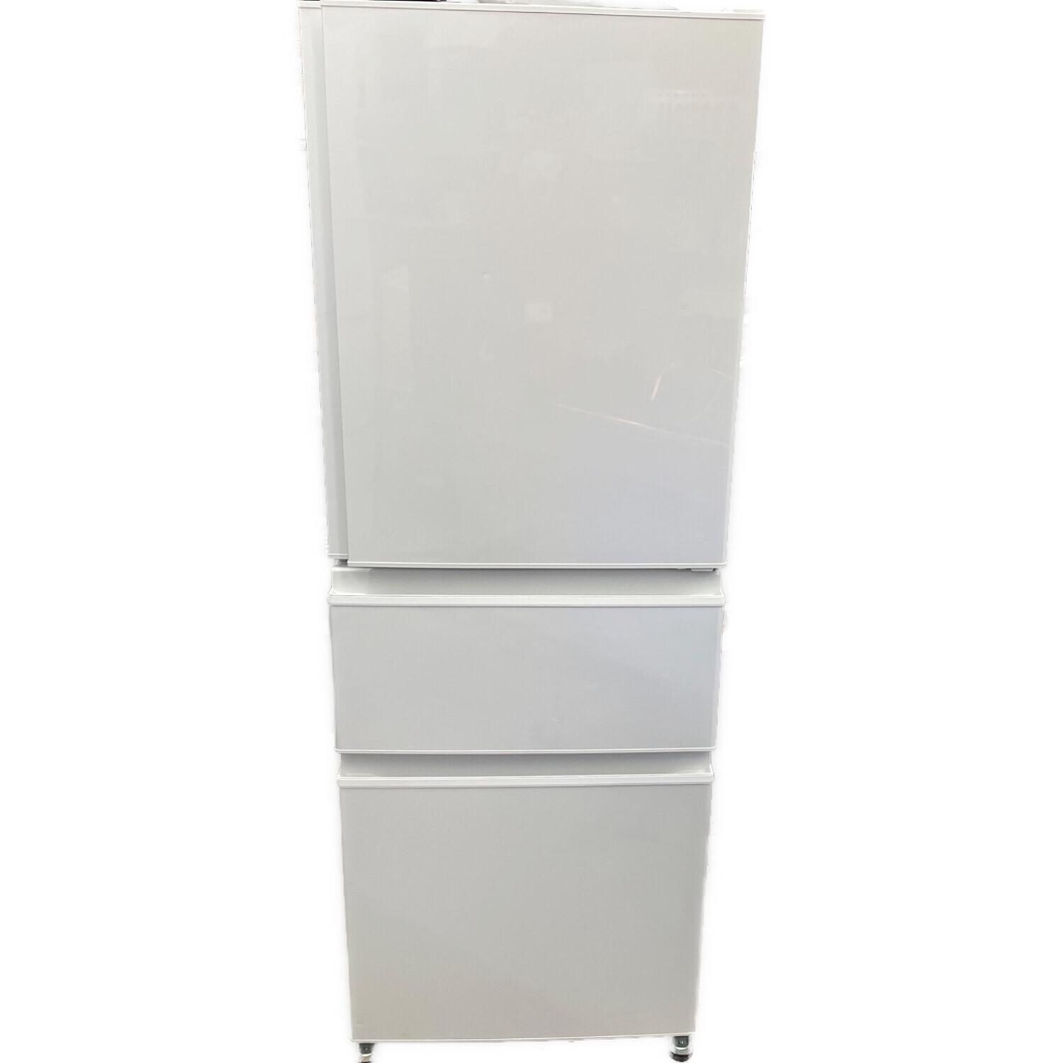 ●近郊格安配送(^^♪●三菱　330L　3ドア冷蔵庫　MR-C33F　中古品●相模原　横浜　神奈川● MITSUBISHI (ミツビシ) 3ドア冷蔵庫 MR-C33F-W 2021年製｜トレファクONLINE
