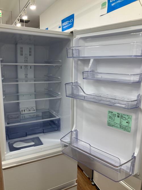 MITSUBISHI (ミツビシ) 3ドア冷蔵庫 MR-CX30J-W 2024年製 300L