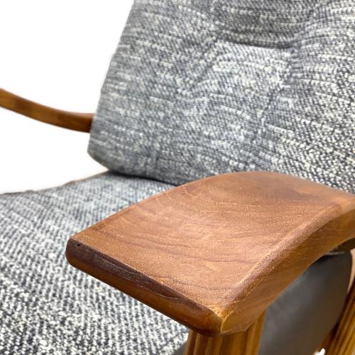 BC工房 (ビーシーコウボウ) ロッキングチェアー ブラウン つつまれる安心椅子