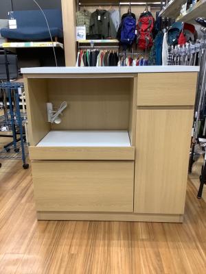 サンコウ キッチンカウンター ナチュラル ティータイム90