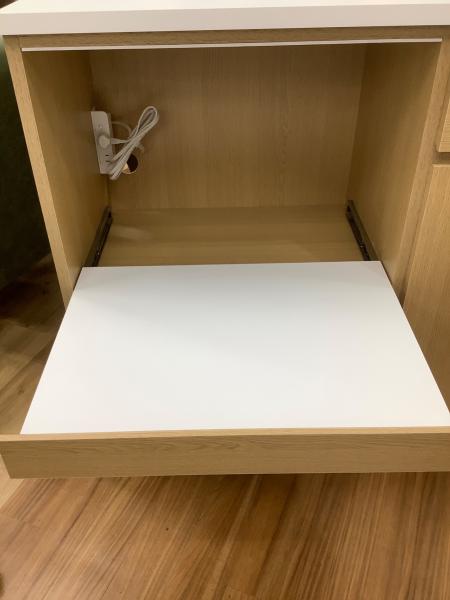 サンコウ 3枚扉レンジボード ティータイム【トレファク 川越店】 サンコウ 3枚扉レンジボード ティータイム【トレファク 川越店