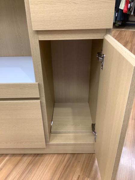 サンコウ キッチンカウンター ナチュラル ティータイム90|トレファク サンコウ キッチンカウンター ナチュラル ティータイム90|トレファク