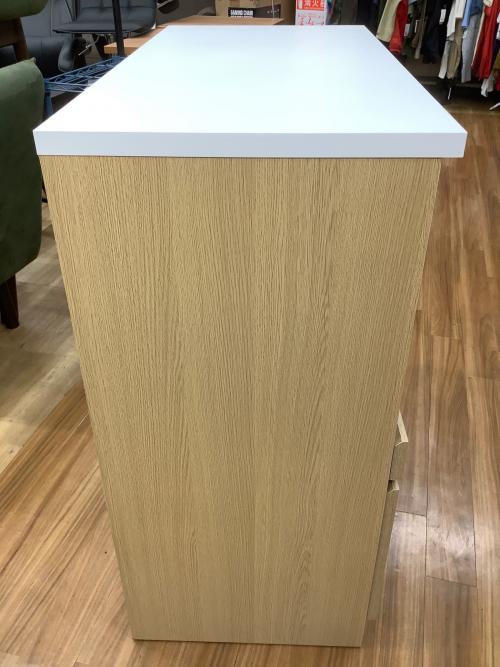 サンコウ キッチンカウンター ナチュラル ティータイム90