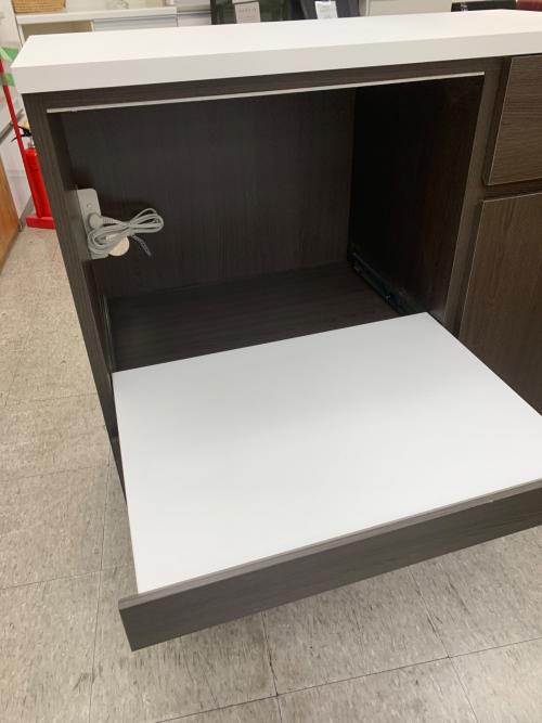 サンコウ キッチンカウンター ブラウン ティータイム90