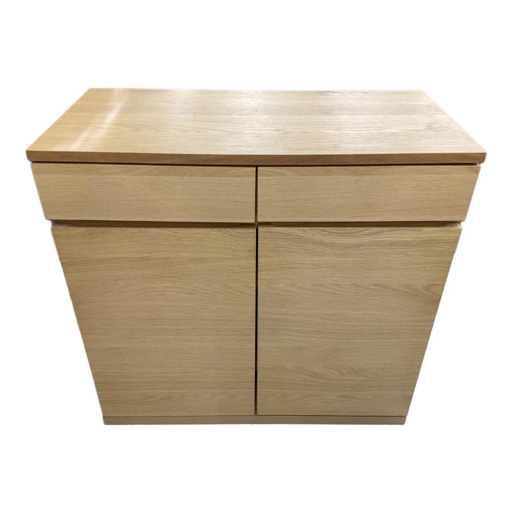 無印良品 (ムジルシリョウヒン) キャビネット 幅:約88㎝ ナチュラル