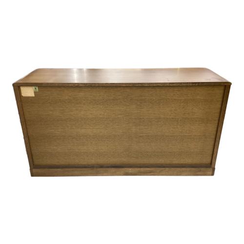 ミドルチェスト ワイド ブラウン