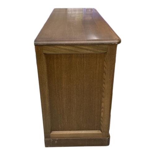 ミドルチェスト ワイド ブラウン