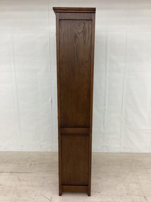 食器棚 ブラウン 英国アンティーク調カップボード