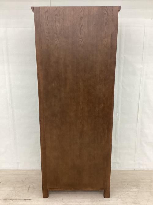 食器棚 ブラウン 英国アンティーク調カップボード