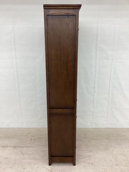 食器棚 ブラウン 英国アンティーク調カップボード