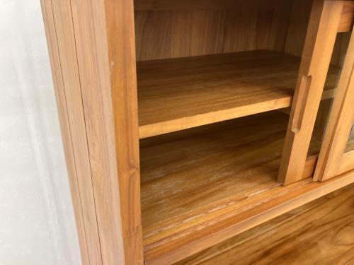 UNICO (ウニコ) レンジボード 幅:約125㎝ ブラウン BRETH キッチンボード