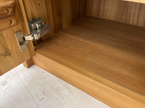 UNICO (ウニコ) レンジボード 幅:約125㎝ ブラウン BRETH キッチンボード