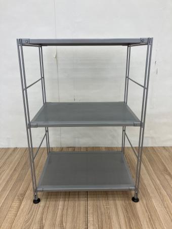 無印良品 (ムジルシリョウヒン) スチールユニットシェルフ グレー