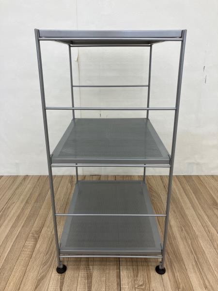 【トレファクマーケット千葉おゆみ野店】ご来店いただける方限定！無印良品 (ムジルシリョウヒン) ステンレスユニットシェルフ ナチュラル×シルバー バスケット付 のご紹介です！ スマホで購入】無印良品 (ムジルシリョウヒン) ユニットシェルフ