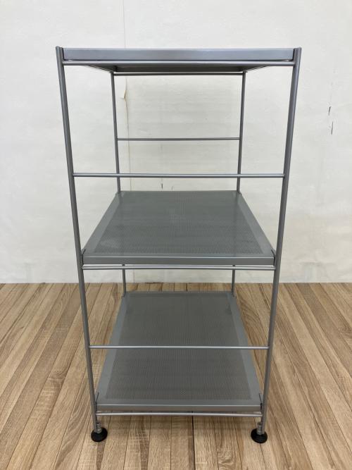 無印良品 (ムジルシリョウヒン) スチールユニットシェルフ グレー