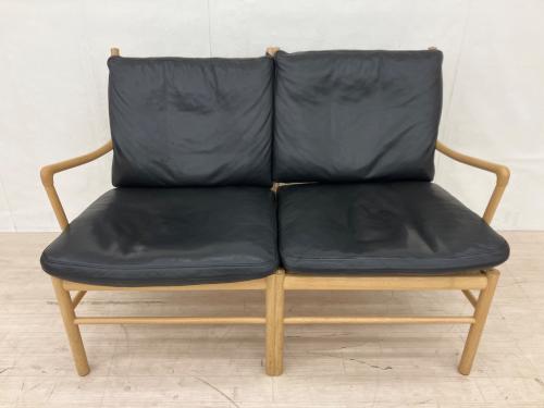 Carl Hansen&Son (カールハンセンアンドサン) 2人掛けソファー OW149-2 ブラック/ナチュラル コロニアルソファ