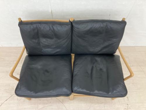 Carl Hansen&Son (カールハンセンアンドサン) 2人掛けソファー OW149-2 ブラック/ナチュラル コロニアルソファ