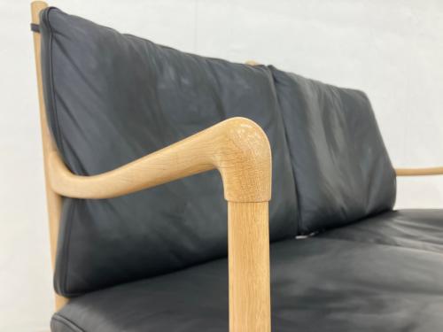 Carl Hansen&Son (カールハンセンアンドサン) 2人掛けソファー OW149-2 ブラック/ナチュラル コロニアルソファ