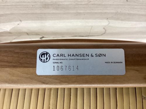 Carl Hansen&Son (カールハンセンアンドサン) 2人掛けソファー OW149-2 ブラック×ブラウン コロニアルソファ