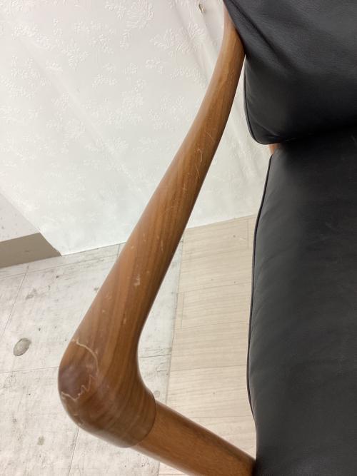 Carl Hansen&Son (カールハンセンアンドサン) 2人掛けソファー OW149-2 ブラック×ブラウン コロニアルソファ