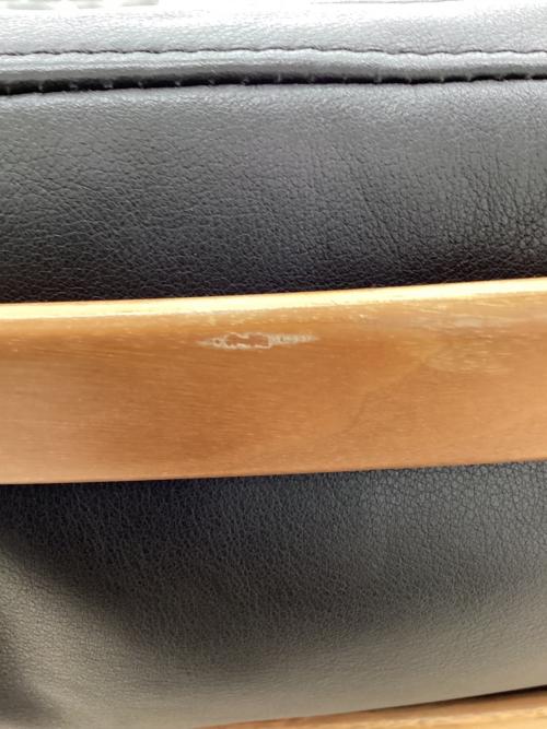 Carl Hansen&Son (カールハンセンアンドサン) 2人掛けソファー OW149-2 ブラック×ブラウン コロニアルソファ