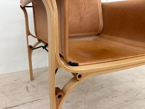 CRISTIAN VALDÉS ラウンジチェアー CV Model H ナチュラル