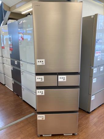 HITACHI (ヒタチ) 5ドア冷蔵庫 R-HWS47S 2023年製 470L