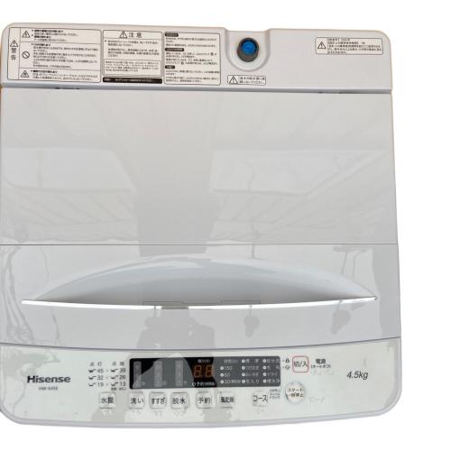 Hisense (ハイセンス) 全自動洗濯機 HW-K45E 2024年製