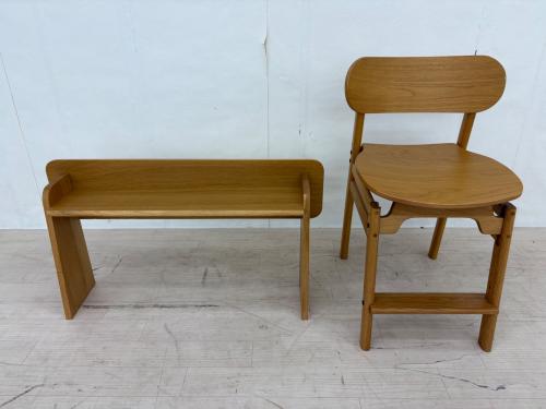 ACTUS (アクタス) デスク&チェア ナチュラル サークル