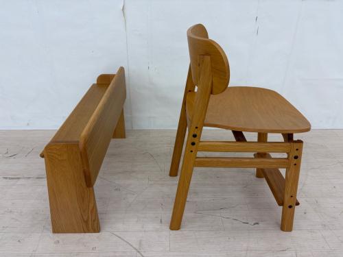 ACTUS (アクタス) デスク&チェア ナチュラル サークル