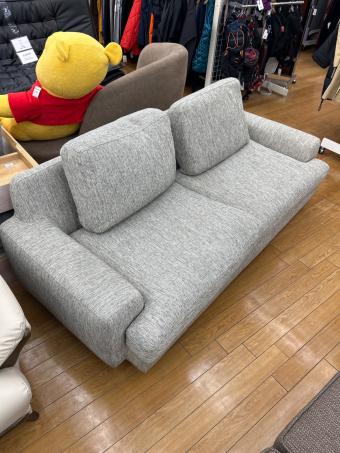 UNICO (ウニコ) 3人掛けソファー 幅:約190㎝ ベージュ GREIG